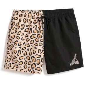 Men Leopard Shorts