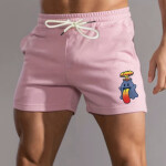 Men’s Cartoon Graphic Pattern Comfy Shorts