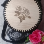 Wooden Circular Bag