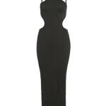 Y2K Tie Back Solid Dress